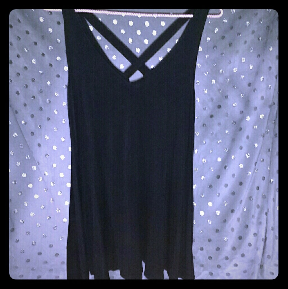 Strap back dress